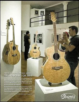 $4.46 • Buy Ibanez EW Exotic Wood Series Acoustic Guitar Ad 8 X 11 Advertisement Print