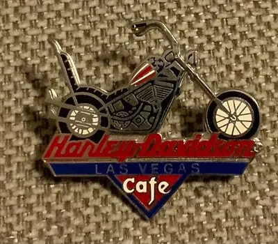 $9.95 • Buy Vintage 1997 Harley Davidson Motorcycle Las Vegas Cafe Biker Jacket Enamel Pin
