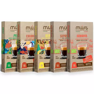 $34.75 • Buy 50 X Fully Biodegradable Nespresso Compatible Coffee Capsules