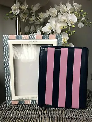 Jack Wills Ruskin Navy/ Pink Fits Ipad 3rd Generation/  Tablet Case - RRP £24.50 • £12