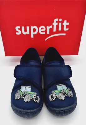 SUPERFIT Boys Toddler Slipper Kids Shoes Child UK 7 EU 24 FREE POSTAGE • £12.99