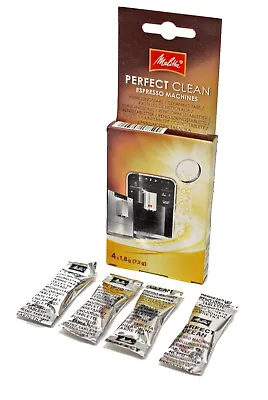 MELITTA Perfect Clean Espresso Filter Coffee Machine Descaler Tabs X 4 - 6545529 • £4.75