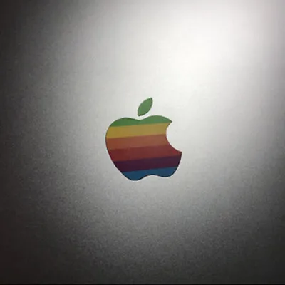 80s' Apple Rainbow Logo Sticker Decals MacBook Pro 13  15  16  Touch Bar M1 USBC • $4