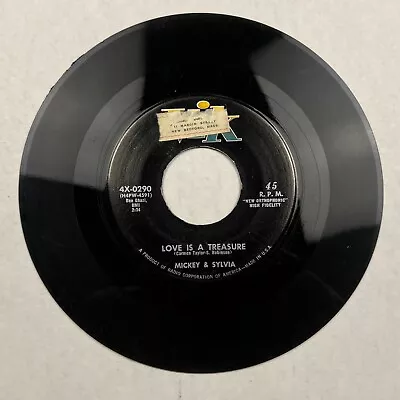 45 RPM Record Mickey & Sylvia Love Is A Treasure/Let's Have A Picnic Vik • $0.99