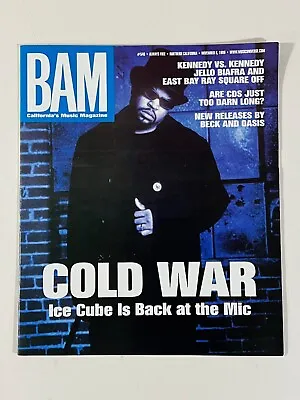 Ice Cube Interview 1998 BAM Magazine #546 Beck Jello Biafra Vs Dead Kennedys • $12.50