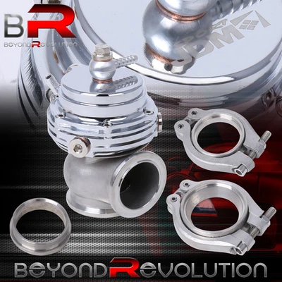 $46.99 • Buy 35mm 38mm Silver Top Turbocharger External Compact Waste Gate Manifold V-Band
