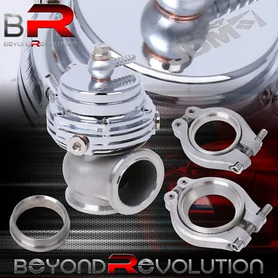 35mm 38mm Silver Top Turbocharger External Compact Waste Gate Manifold V-Band • $36.99
