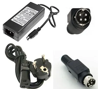 ^md Power Supply Feeder 12v 5v 2+2A Mini Din 4pin Kycon Network Nas Box Hdd • £16.39