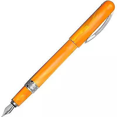 Visconti Fountain Pen Breeze Mandarine Resin Magnetic Cap Medium KP08-03-FPM • $63.99