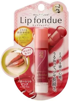 Rohto Mentholatum Lip Fondue Scarlet Pink Color 4.2g Lip Stick Balm From Japan • $7.50