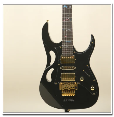 $260 • Buy Custom Finish 7V Black Electric Guitar Gold Hardware HSH Pickup Fast Shipping