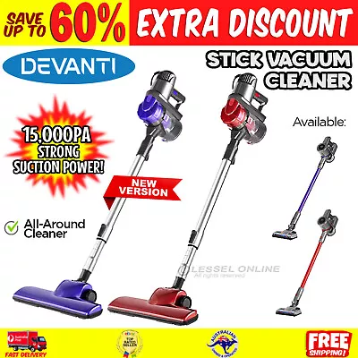 HANDHELD STICK VACUUM CLEANER Bagless Vacuum Handstick Vac Upright Cord Cordless • $81.24