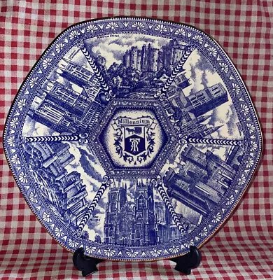 Ringtons Millenium Serving Platter Cathedrals & Castles 27 Cm Wade 2000 British • £9.75