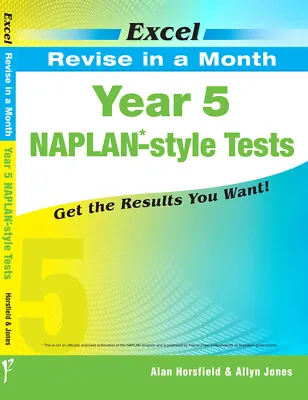 Excel Naplan - Style Tests Year 5 Revise In A Month - 2022 New Edition • $31.95