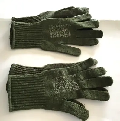 GI Glove Liners Military Size 4 Wool/Nylon US Army Official Gloves USA Made • $12.60