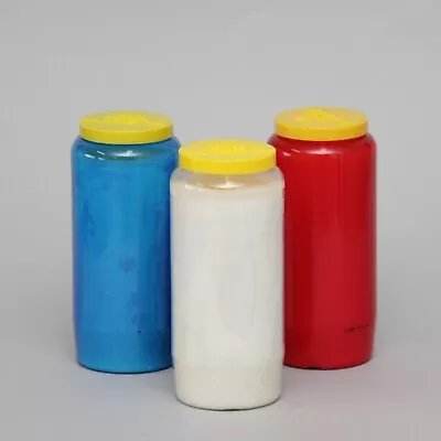 3 Mixed Sanctuary Candles 7 Day Burning Church Candles Suited For Home Worship  • £16.36
