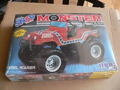 Mpc   Monster Jeep     Rebel Rouser  Snap Together  Model Kit In Sealed Box • $45