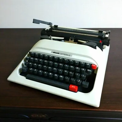 Olivetti Lettera 12 Manual Typewriter Made In Spain Rare Vintage Collectible • $31.77