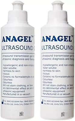 Anagel 250ml Ultrasound Transmission Gel - Pack Of 2 • £6.91