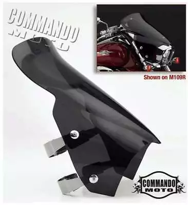 Dark Black Sport Motorcycle Windshield For Suzuki Boulevard M109R M90 2006-2020 • $208.37