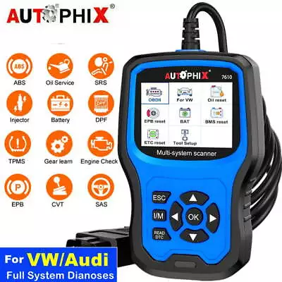 AUTOPHIX 7610 OBD2 Diagnostic Scanner Fit For VAG VW Audi Skoda Seat Code Reader • $79