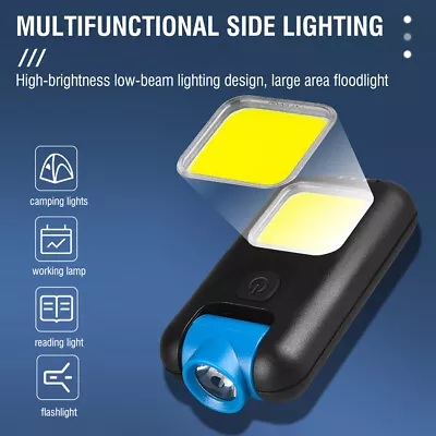 500 Lumens Mini COB/LED Flashlight Bright Rechargeable Keychain Flashlight Torch • $18.89
