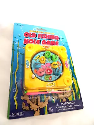 Magic Pocket Travel Wind Up Magnetic Fishing Game (NEW) Old Fishing Hole Game • $8.50