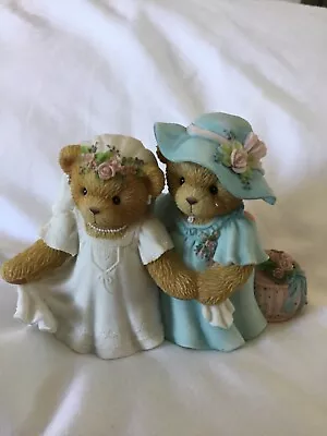 Cherished Teddies Destiny And Kay ~ Bride With Mum ~ 2000 • £7