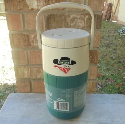 $19.99 • Buy Vintage SKOAL BANDIT Coleman 2 Liter Water Jug White/Teal Original Issue New