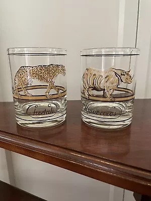 Vintage Cera Rocks Glasses (pair) • $10