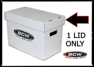 1 BCW High Quality LID ONLY Replacement For Magazine Box Storage White Cardboard • $17.10