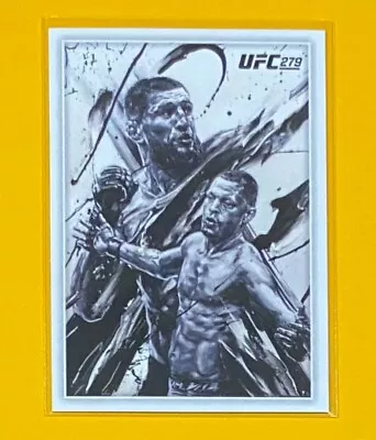 2022 Panini Instant UFC 279 Chimaev Vs Diaz ARTIST SERIES POSTER 1/238 SP #AS279 • $14.99