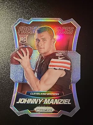 2014 Panini Prizm Fresh Faces Silver Johnny Manziel Rookie Die Cut Cleveland  • $4.08