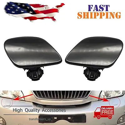 2x For Lexus RX330 RX350 Headlamp Washer Nozzle Cover Headlight Cleaning Cap • $12.24