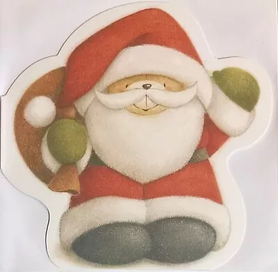 Hallmark Forever Friends Charity Christmas Card ~ Santa Bear ~Single Shaped Card • £1.99