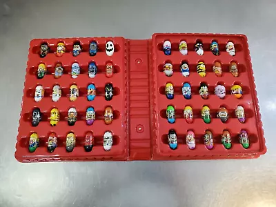 Mighty Beanz Series 2 Lot With Red Case & 50 Beanz • $44