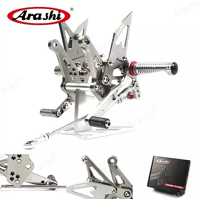 Adjustable Rearsets Foot Pegs Pedal For Kawasaki Z1000 Ninja 1000 2014 - 2017 • $148.09