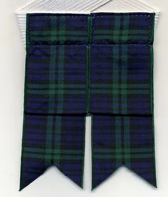 Adult Scottish Kilt Hose Flashes / Garters - Tartan & Patterns • $8.99