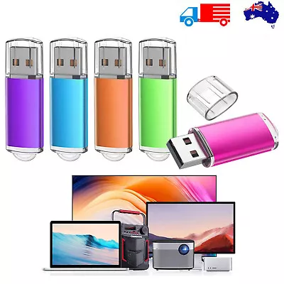 5/10Pack Flash Thumb Drives Memory Stick 1G 2G 4G 8G 16G 32G USB 2.0 Storage • $30.99