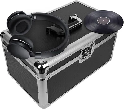 7  Singles Vinyl Record Carry Case Storage Box Tough Strong Holds 200 UK • £39.19