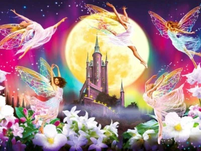 $20 • Buy Full Drill Diamond Painting Diamond Art Decor  AU Stock FAIRY CASTLE 40x50