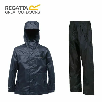 £12.99 • Buy Regatta Boys Kids School Rain Coat Waterproof Jacket & Trouser Suit Set RRP £50