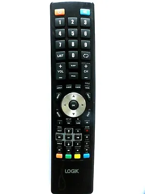 LOGIK TV/DVD COMBI REMOTE For L19DIGB11 L19DVDB11 L22DIGB11 L22DVDB11 L24DVDB21 • £9.99