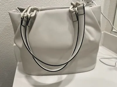 Simply Vera Wang Silver Spirit Daley Soft Tote / Handbag New With Tag • $21.22