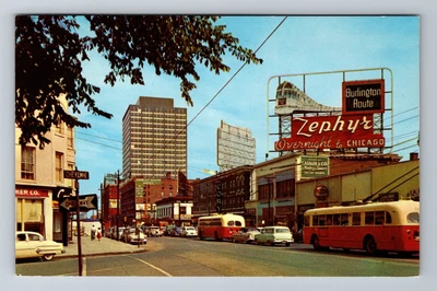 $19.99 • Buy Denver CO-Colorado, Broadway, Hotel, Zephyr, Antique Vintage Postcard