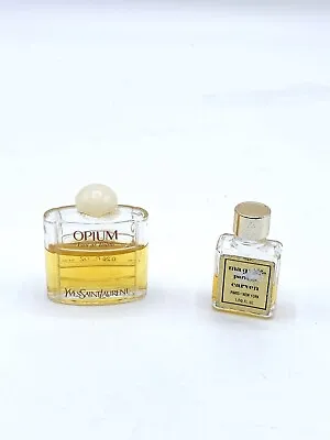 $7.50 • Buy Vintage Opium Yves Saint Laurent Parfum Ma Griffe Carven Splash Miniature 