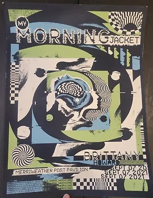 MY MORNING JACKET MERRIWEATHER MARYLAND 2021 Tour DUVAL ScreenPRINT Poster 18x24 • $45.98