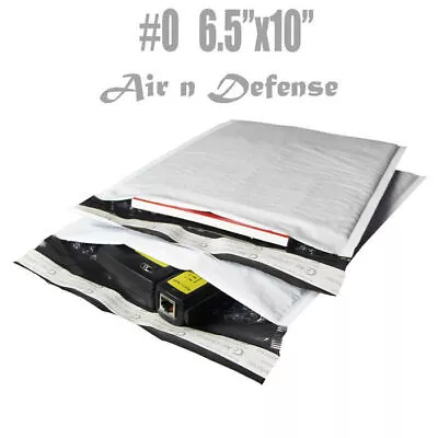 500 #0 6.5x10 Poly Bubble Padded Envelopes Mailers Shipping Bags AirnDefense • $68.24