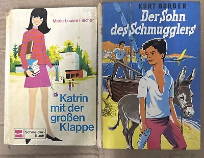 Vintage Lot Of 2 German Children's Books Wonderful Illustrations! Gottingen 1970 • $13.50