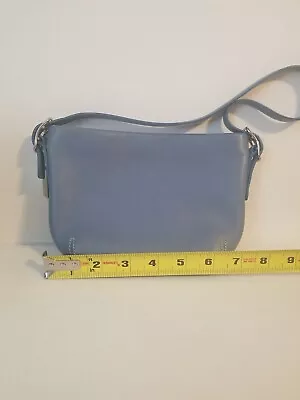 Vintage Womens Coach Leather Blue Mini Bag • $49.98
